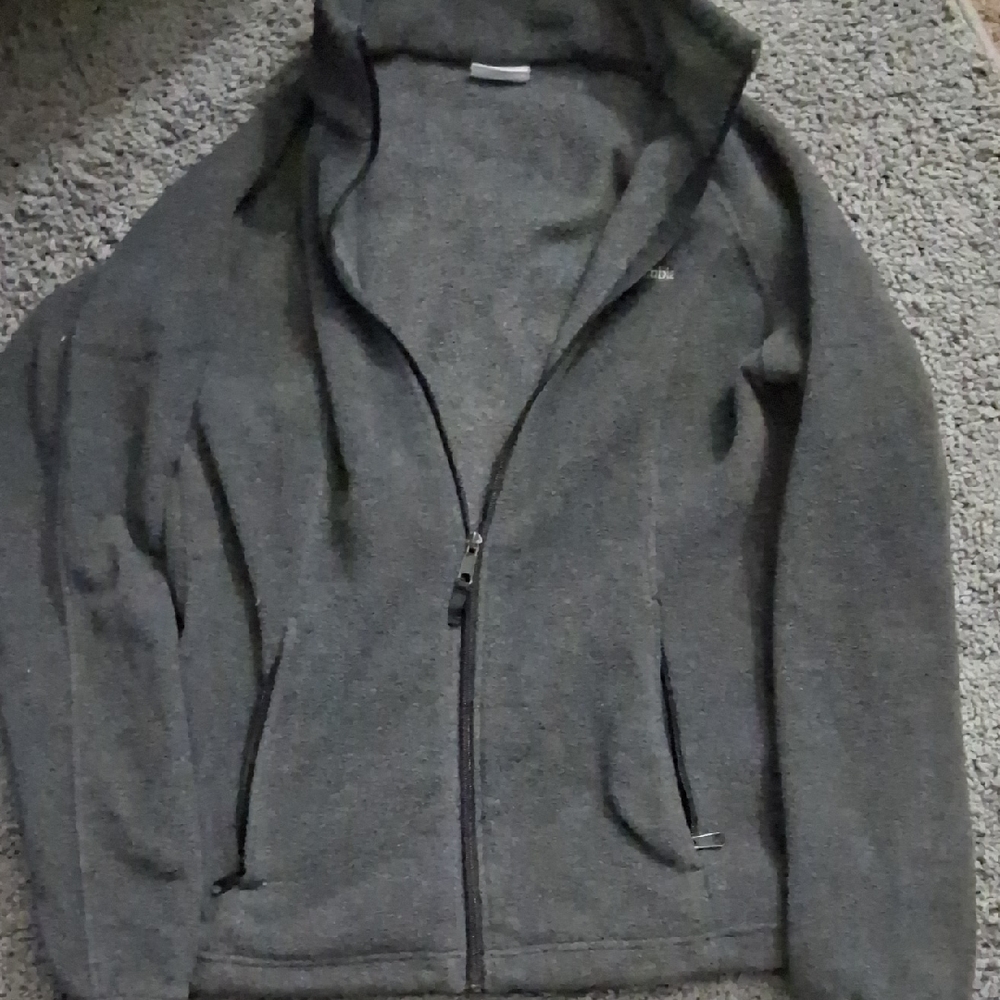 Gray Full-Zip Jacket - image 1